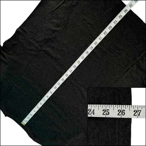 LAT Short Sleeve Crew Neck Tee Shirt Top Plus Size 2XL Smoke - Picture 9 of 10